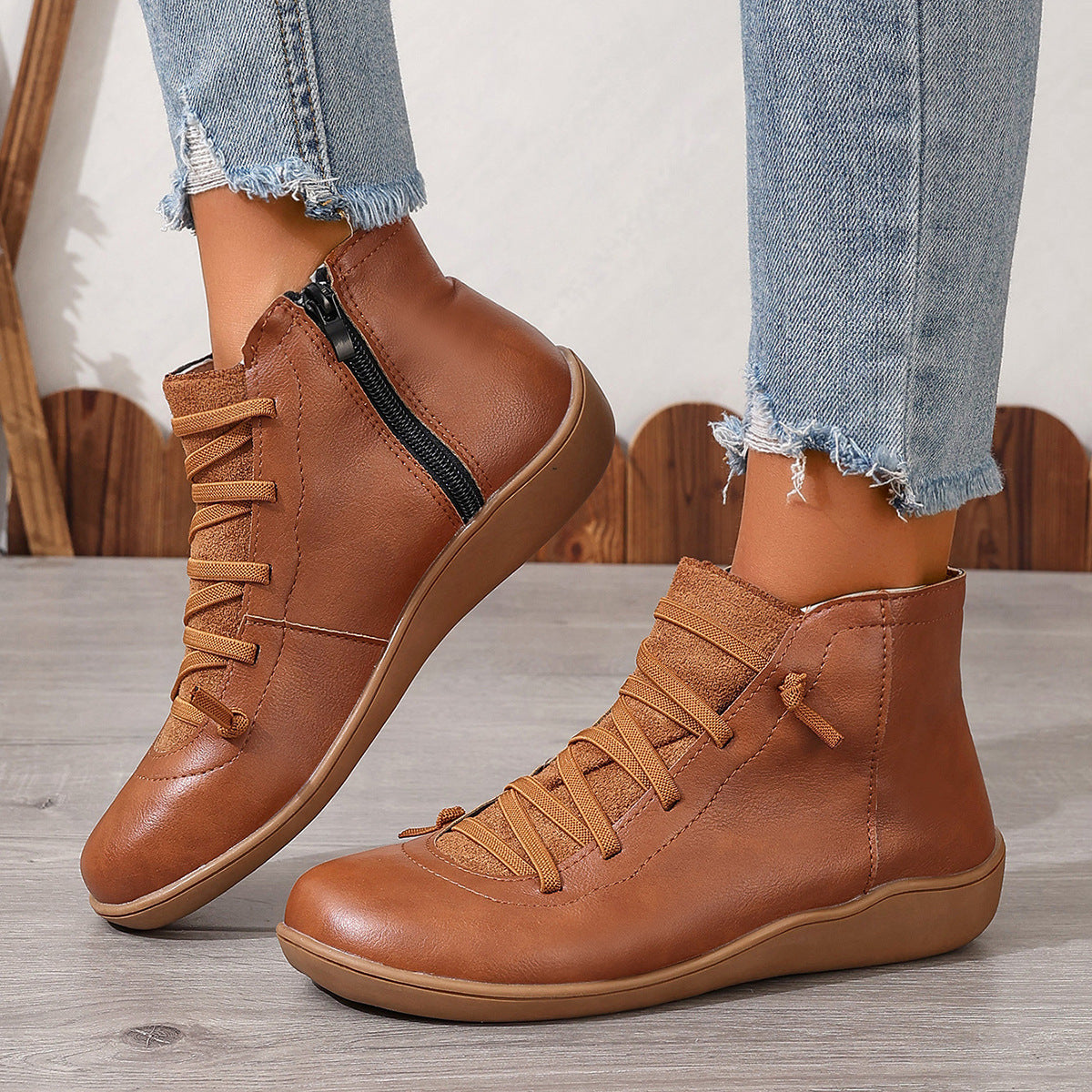 High Top Wild Short Boots Women's Casual
